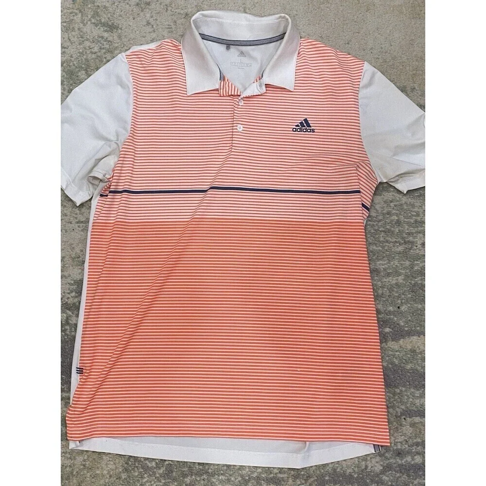 Lot (9) GOLF POLOS - Adidas, Izod, Nike - Size Large - Nike Golf Mock Neck